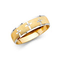 14K Yellow Gold CZ Trio Set - RG2413
