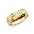 14K Yellow Gold CZ Trio Set - RG2419