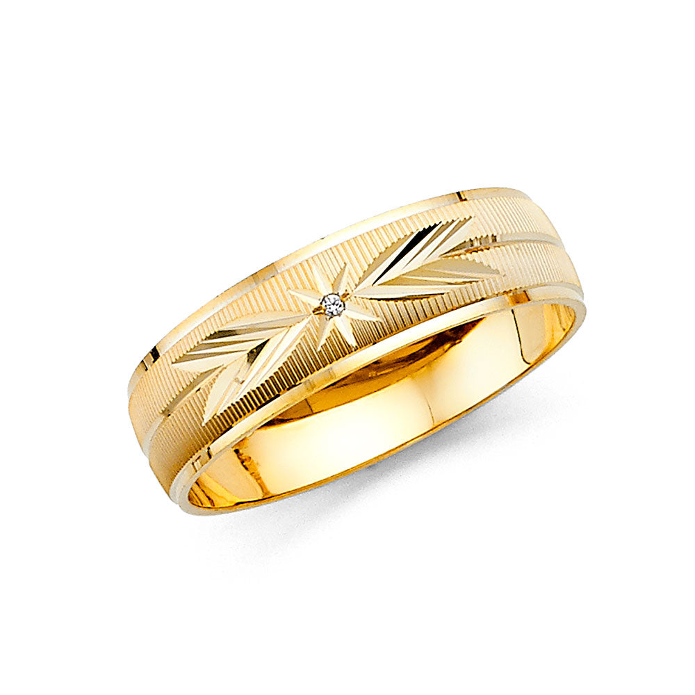 14K Yellow Gold CZ Trio Set - RG2425