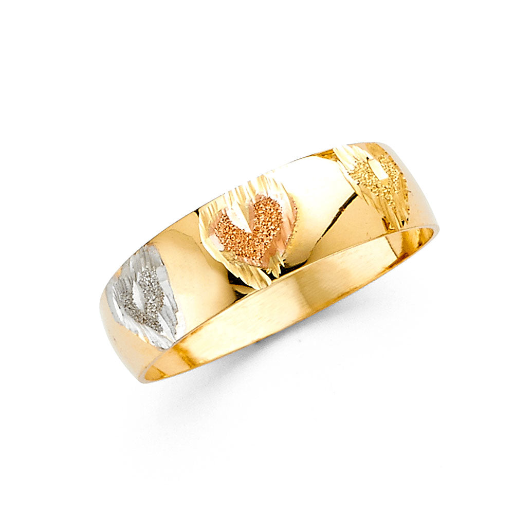 14K Yellow Gold CZ Trio Set - RG2474