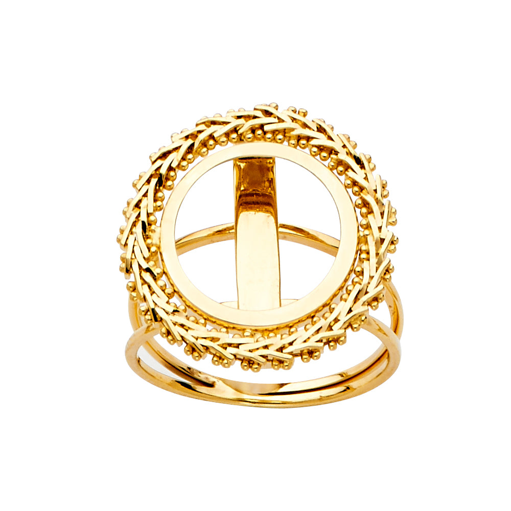 14K Yellow Gold Bola Set - RG2496