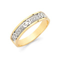 14K Yellow Gold CZ Trio Set - RG2527