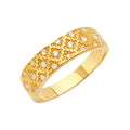 14K Yellow Gold CZ Trio Set - RG2531