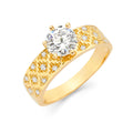 14K Yellow Gold CZ Trio Set - RG2532
