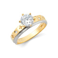 14K Yellow Gold CZ Trio Set - RG2538