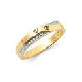 14K Yellow Gold CZ Trio Set - RG2542