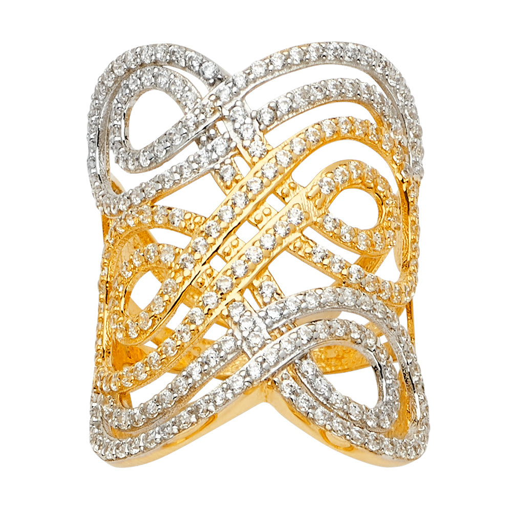 14K Yellow Gold Fancy Assorted & 7 Day Ring - RG2549