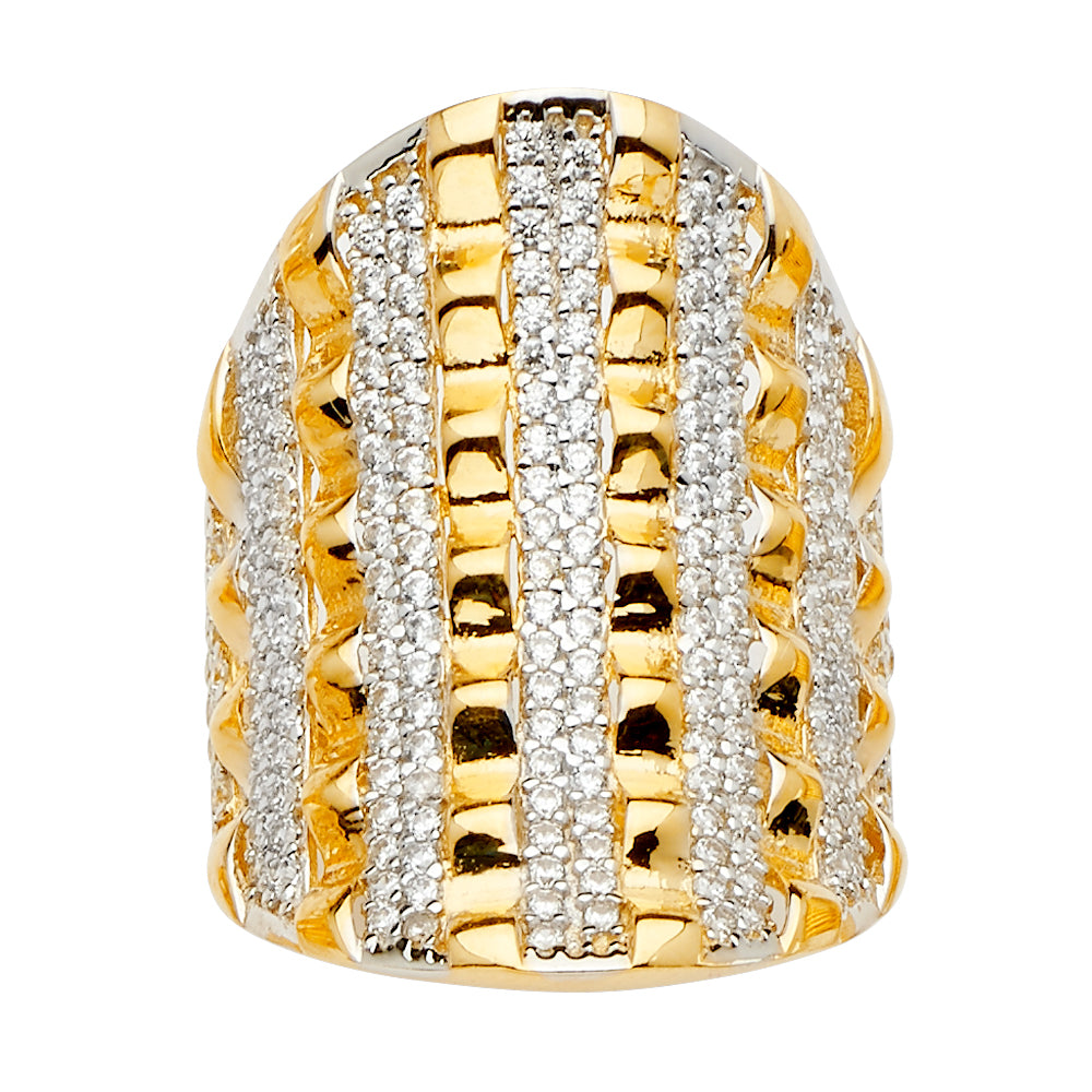 14K Yellow Gold Fancy Assorted & 7 Day Ring - RG2551