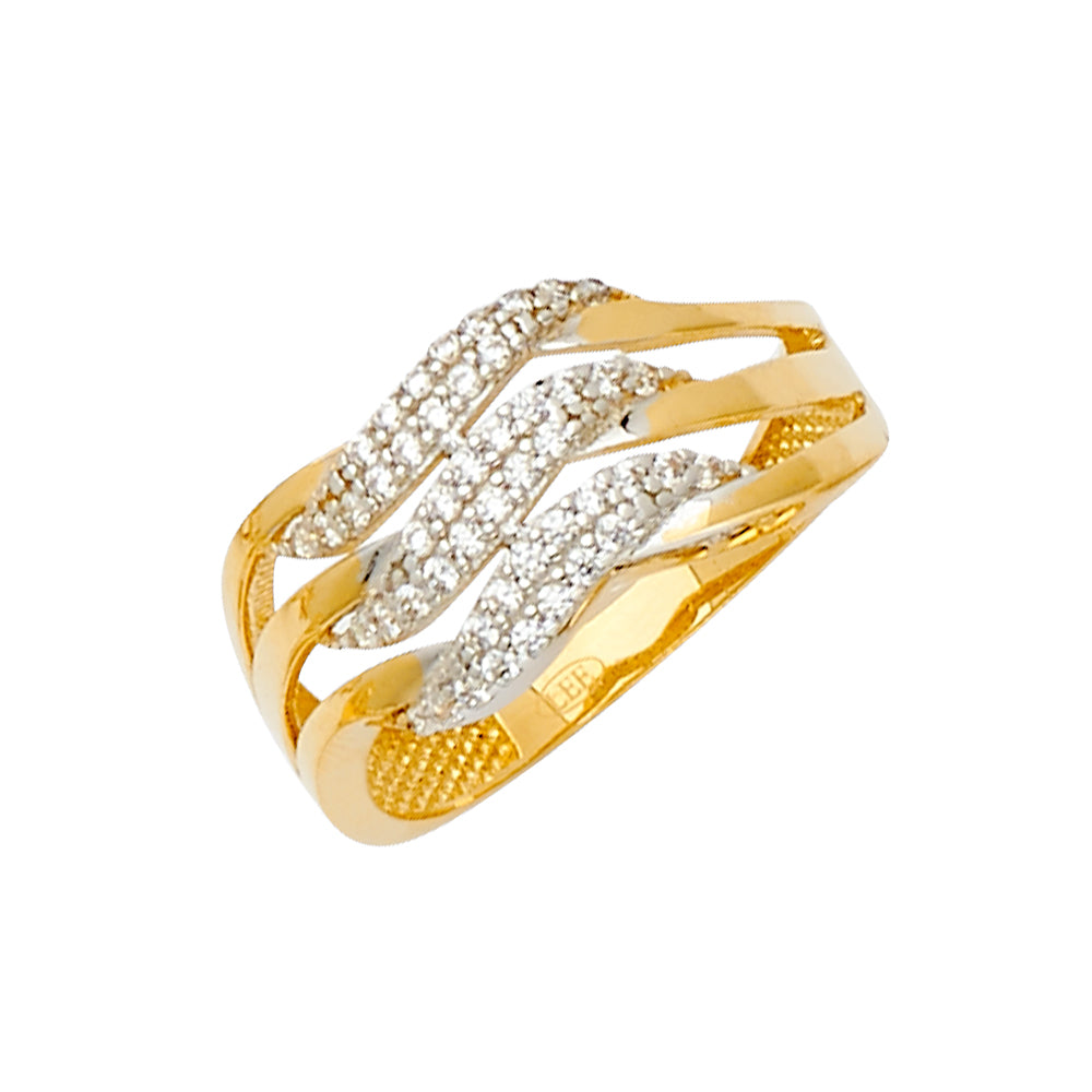 14K Yellow Gold Half Set - RG2563