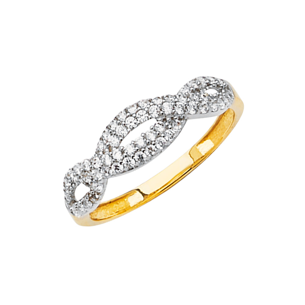 14K Yellow Gold Hollow Necklace & Bracelet - RG2591