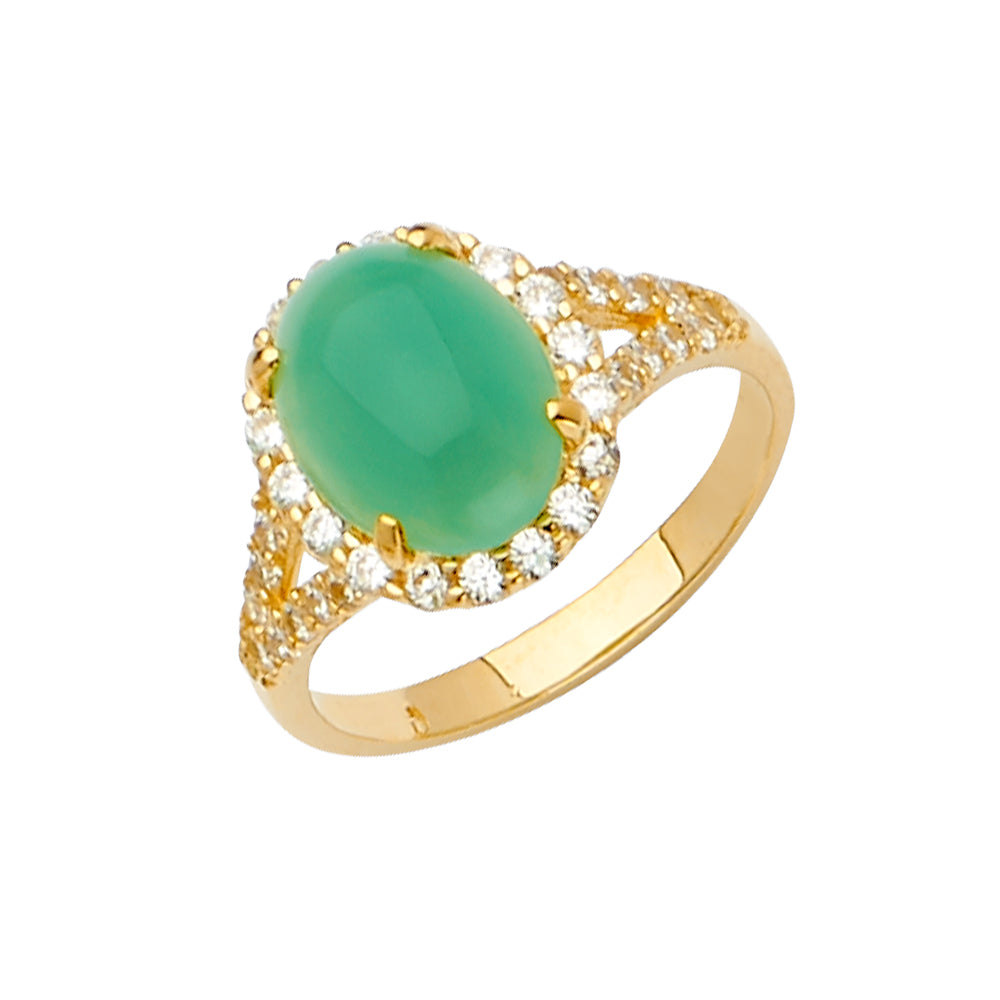 14K Yellow Gold Half Set - RG2597