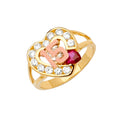 14K Yellow Gold Half Set - RG2608