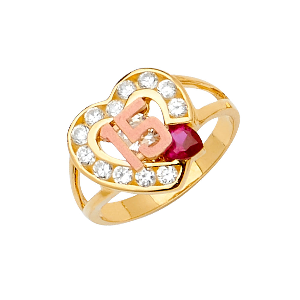 14K Yellow Gold Half Set - RG2608