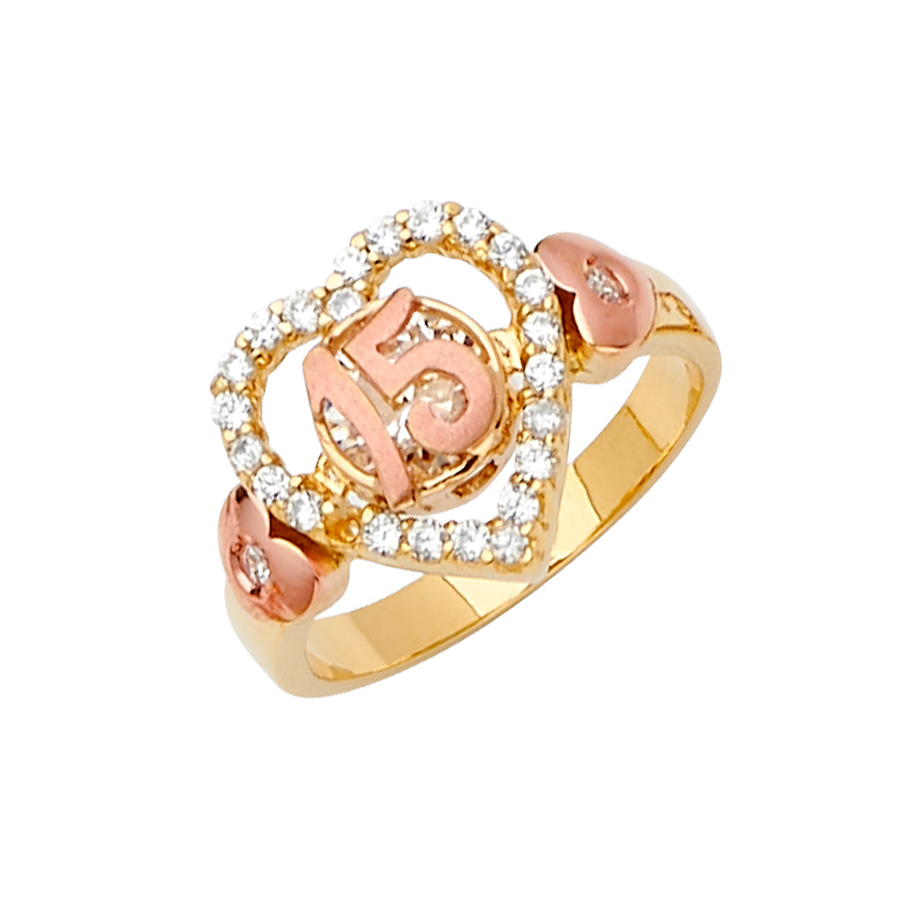 14K Yellow Gold Half Set - RG2611