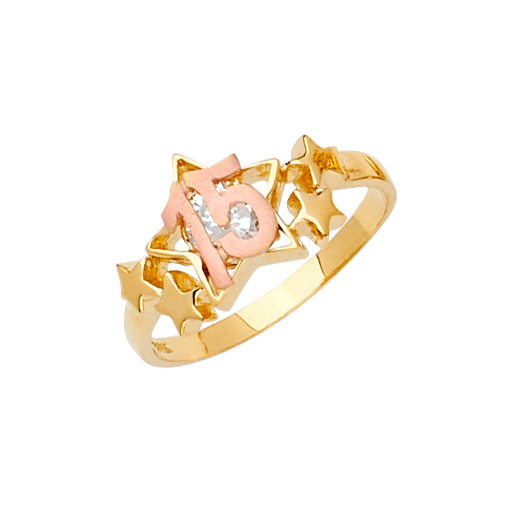 14K Yellow Gold Half Set - RG2612