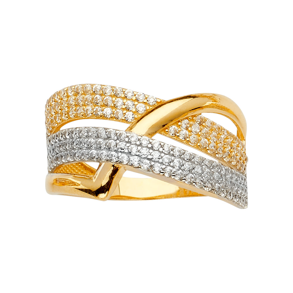 14K Yellow Gold Religious, 15 Años & Crown Ring - RG2648