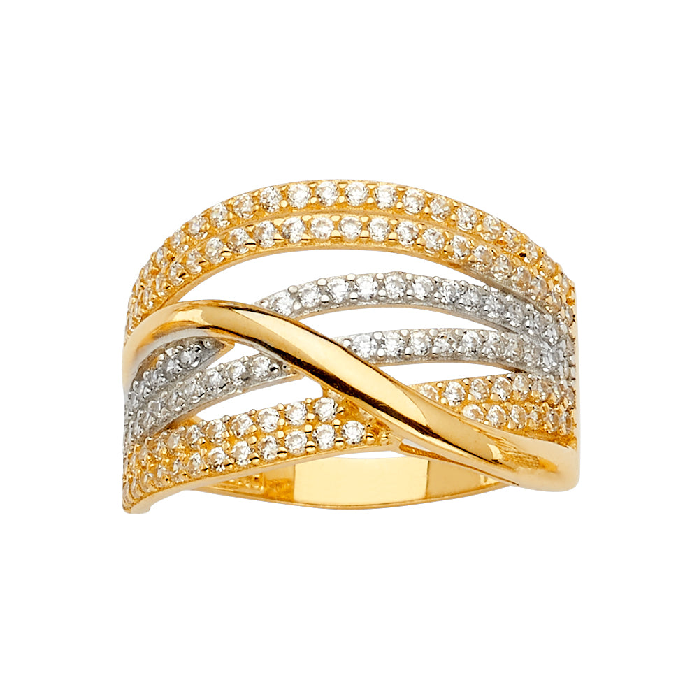14K Yellow Gold Religious, 15 Años & Crown Ring - RG2649