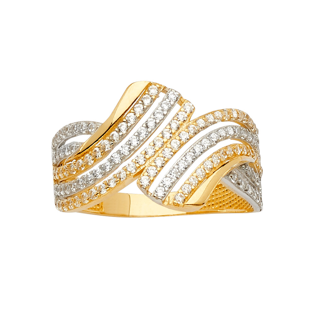 14K Yellow Gold Religious, 15 Años & Crown Ring - RG2650