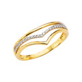 14K Yellow Gold Fancy CZ & Mother's Ring - RG2668