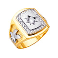 14K Yellow Gold Men's, Signet & Nugget Ring - RG2701