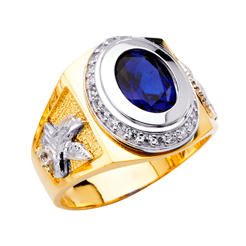 14K Yellow Gold Men's, Signet & Nugget Ring - RG2704