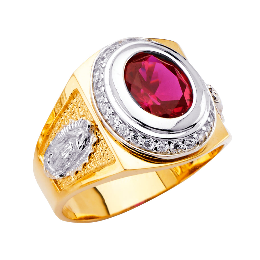 14K Yellow Gold Men's, Signet & Nugget Ring - RG2705