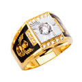 14K Yellow Gold Men's, Signet & Nugget Ring - RG2710