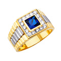 14K Yellow Gold Men's, Signet & Nugget Ring - RG2711