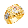 14K Yellow Gold Men's, Signet & Nugget Ring - RG2717