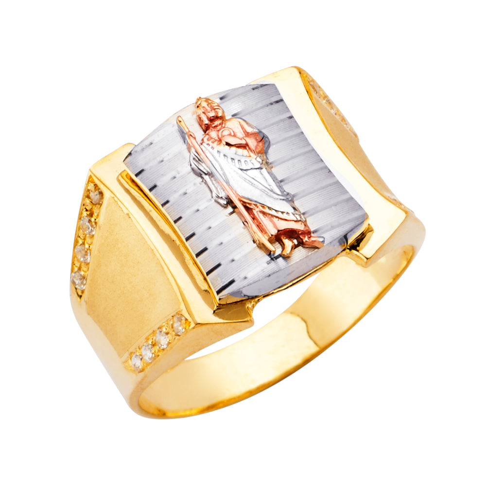 14K Yellow Gold Men's, Signet & Nugget Ring - RG2721