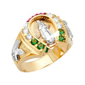 14K Yellow Gold Men's, Signet & Nugget Ring - RG2731