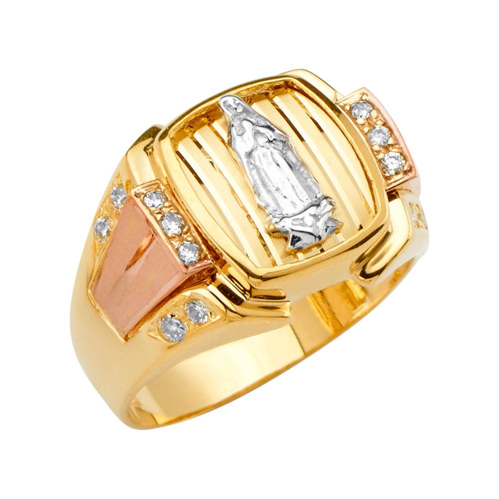 14K Yellow Gold Men's, Signet & Nugget Ring - RG2734