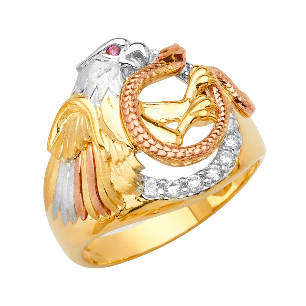 14K Yellow Gold Men's, Signet & Nugget Ring - RG2741