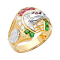 14K Yellow Gold Men's, Signet & Nugget Ring - RG2746