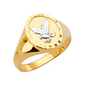 14K Yellow Gold Men's, Signet & Nugget Ring - RG2759