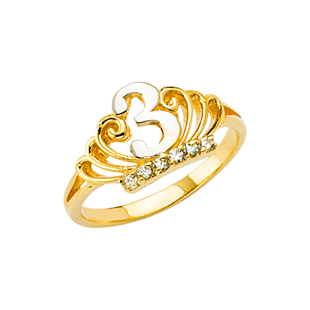 14K Yellow Gold Baby & Junior Ring - RG2761