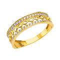 14K Yellow Gold Religious, 15 Años & Crown Ring - RG2764