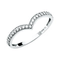 14K Yellow Gold Flower, Heart & Light Ring - RG2778