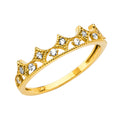 14K Yellow Gold Religious, 15 Años & Crown Ring - RG2779