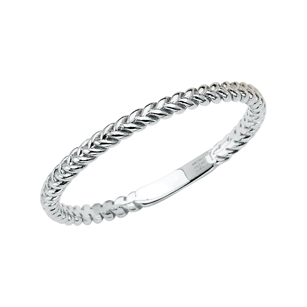 14K Yellow Gold CZ Wedding & Eternity Band - RG2790