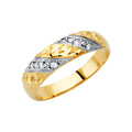14K Yellow Gold CZ Trio Set - RG2919
