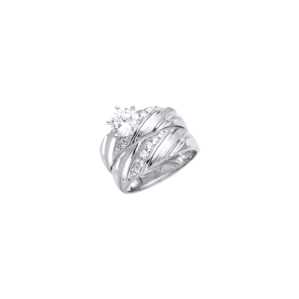 14K Yellow Gold CZ Trio Set - RG2963