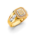 14K Yellow Gold Men's, Signet & Nugget Ring - RG2965