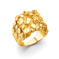 14K Yellow Gold Men's, Signet & Nugget Ring - RG2968