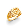 14K Yellow Gold Men's, Signet & Nugget Ring - RG2971