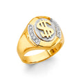 14K Yellow Gold Men's, Signet & Nugget Ring - RG2977