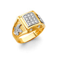 14K Yellow Gold Men's, Signet & Nugget Ring - RG2978