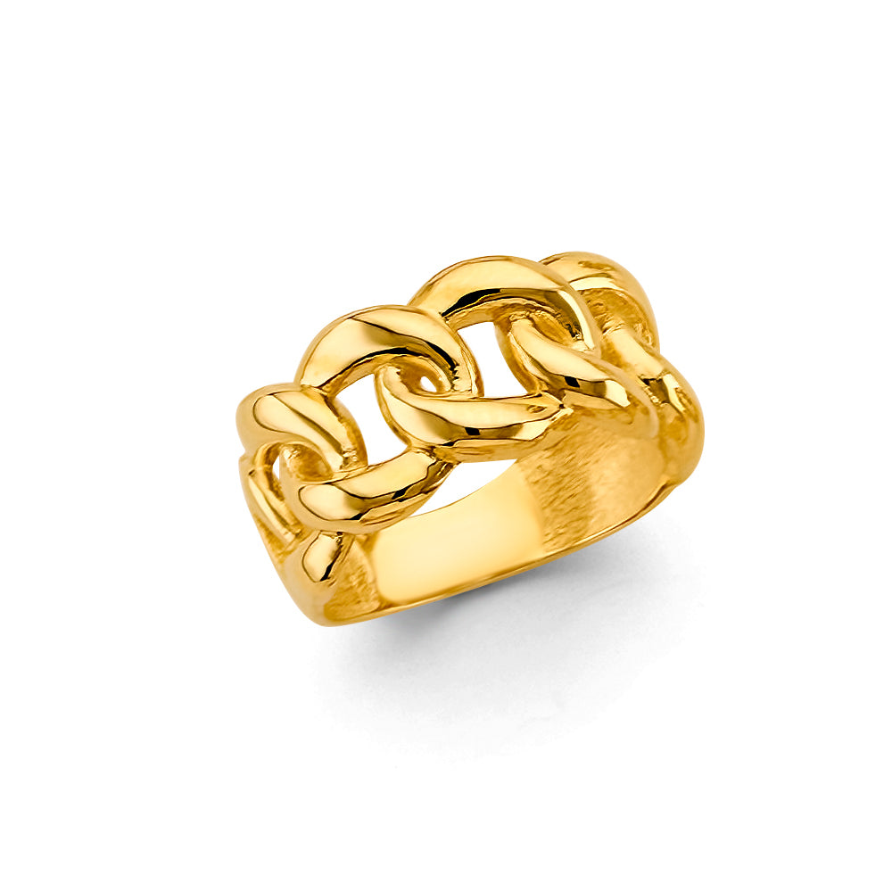 14K Yellow Gold Fancy CZ & Mother's Ring - RG2986