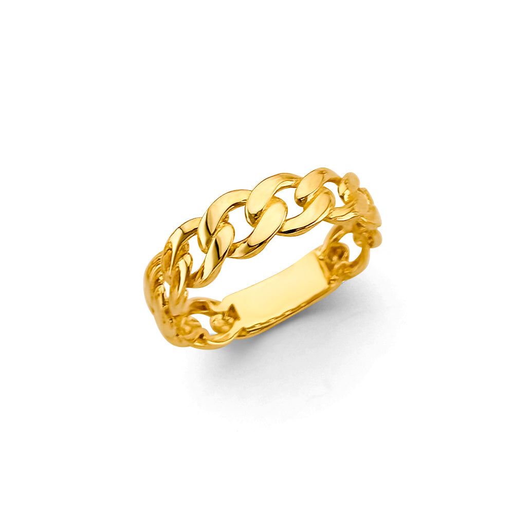 14K Yellow Gold Fancy CZ & Mother's Ring - RG2988