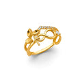 14K Yellow Gold Fancy CZ & Mother's Ring - RG2999